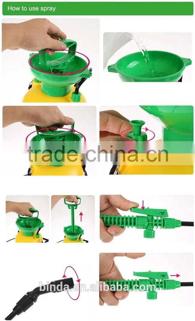 5L 1.3gal liquid fertilizer sprayer pressure sprayer