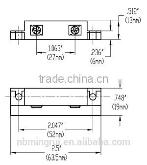 MR-5C-48 High precision PP Material magnetic reed switch sensor