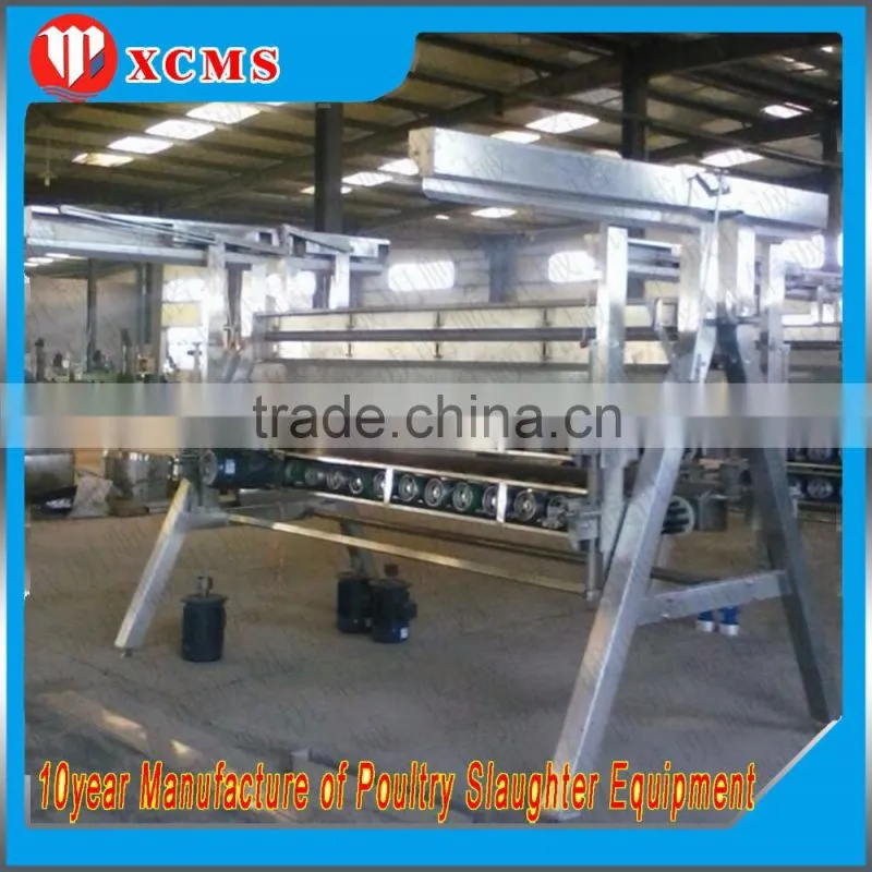 Factory price A-frame vertical chicken/boiler plucking machine hot sale /High quaility halal Poultry chicken plucker