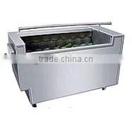 Double-effect washing and cleaning machine
