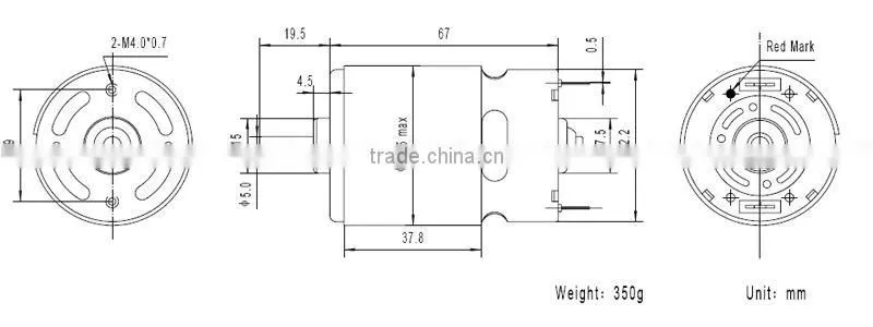TRS-770PM or 24v dc motor