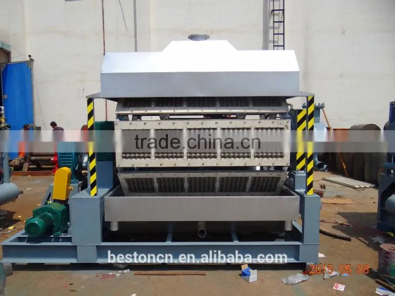 pulp moulding 1000pcs/h paper egg tray making machine manufacturer