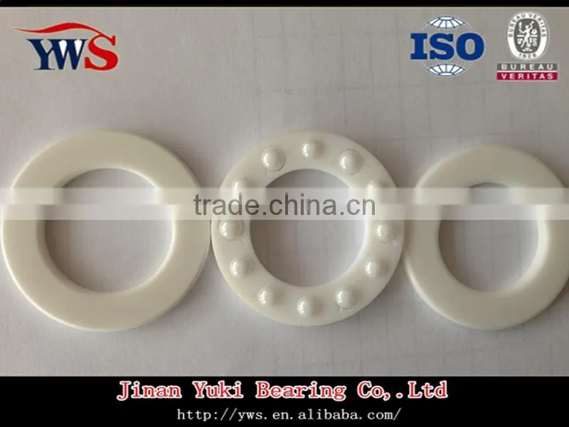 51100 Zirconia zrO2 mini size ceramic thrust ball bearing