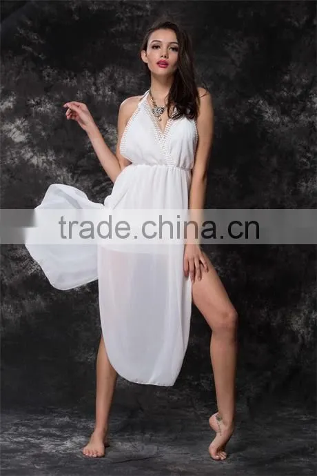 2015 new design hot selling white sarong