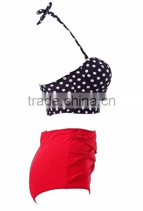 2016 new arrive high waisted bikini