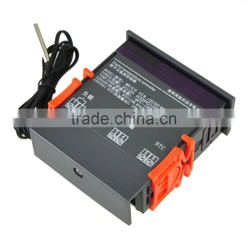 1210B AC 110V 10A Digital Temperature Controller Aquarium Sensor Electronic Thermostat