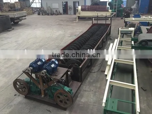 Top quality screw sand washing machine, screw stone washer with CE approval