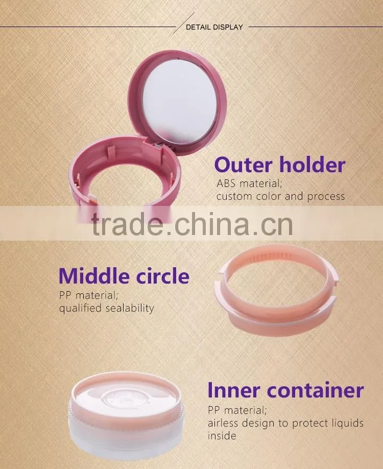 Yuyao MAYPAK supply airless cushion compact