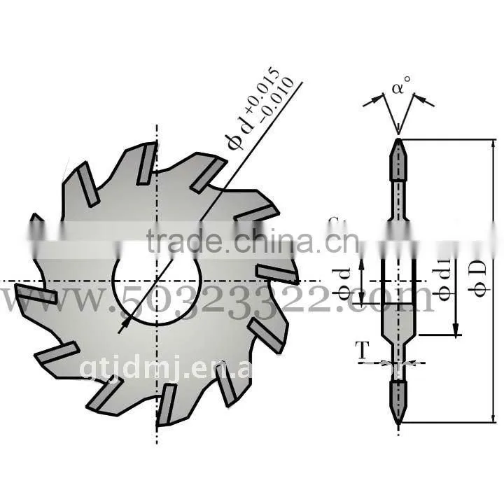 Carbide angle cutter tools/mold
