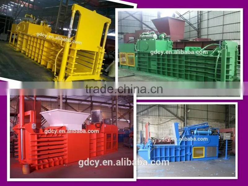 China supplier bale pressing machine for plastic