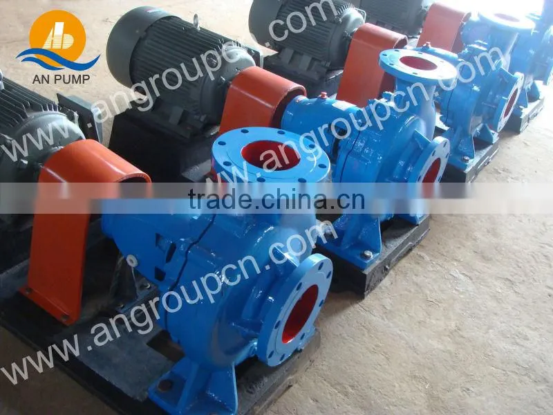 Horizontal flooded drainage surface water pump