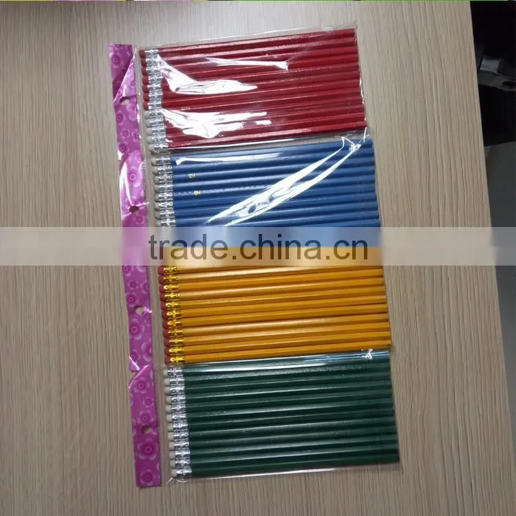 Student HB pencils with eraser topper