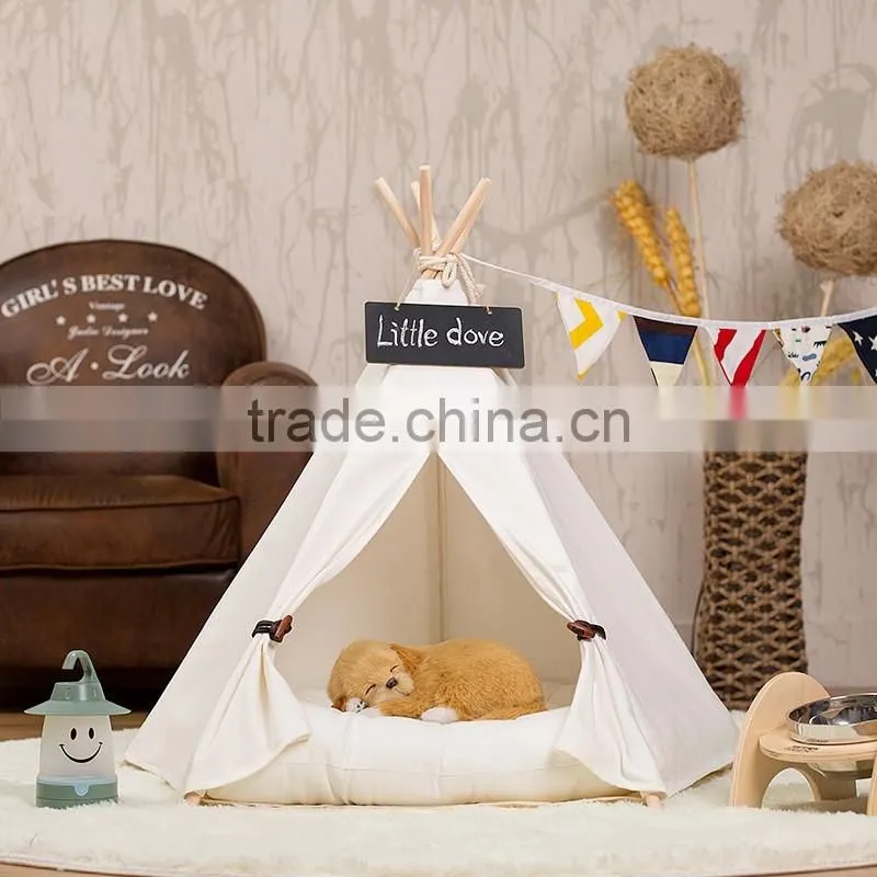 Promotional New Popular Pet teepee tent Pet house carrier bed cage Factory Wholesale