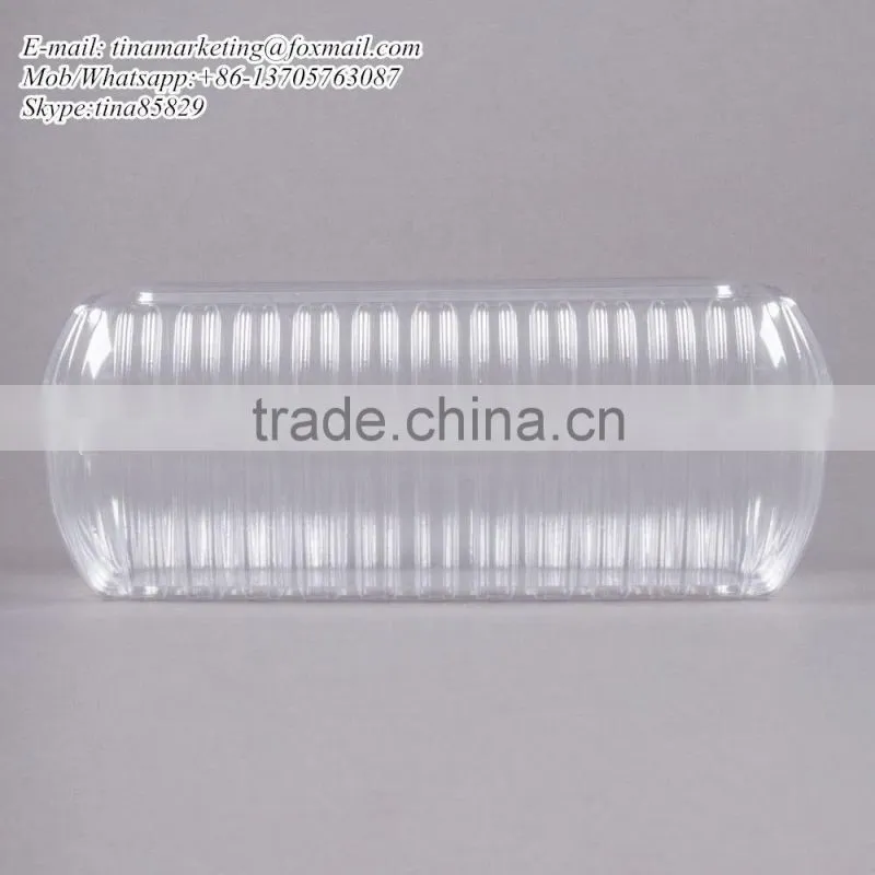 Clamshell Clear Hinged Lid Plastic Hoagie Container