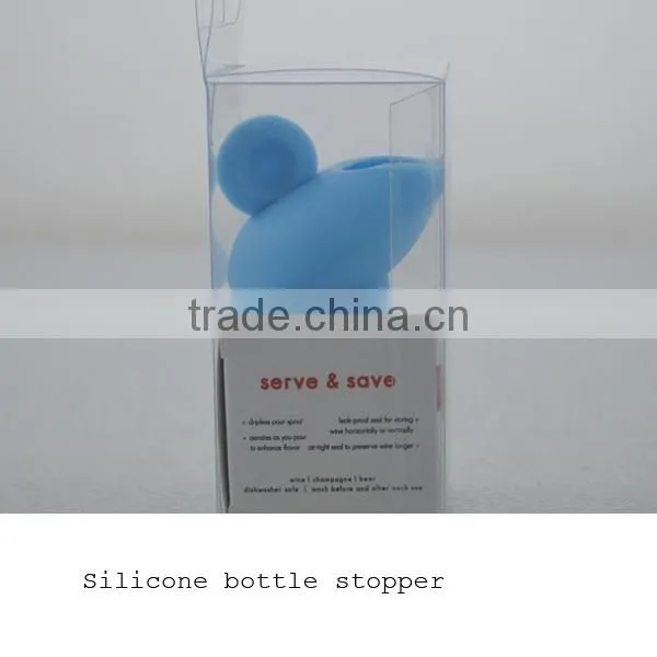 New design nice mouse shaped silicone wine bottle stopper / silicone rubber bottle stopper