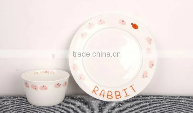 Porcelain Kid Breakfast Dinner Set