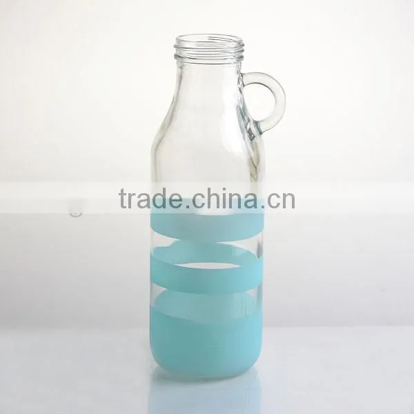 glass bottle with cflip lid
