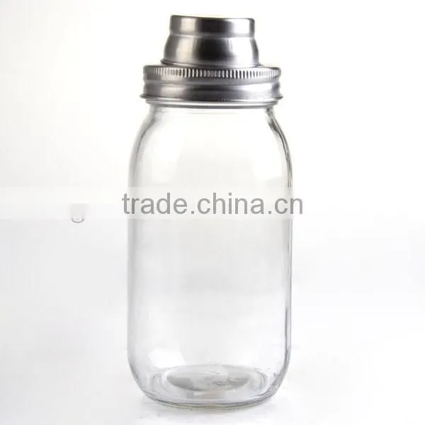 23oz hermetic glass shaker storage maosn jar
