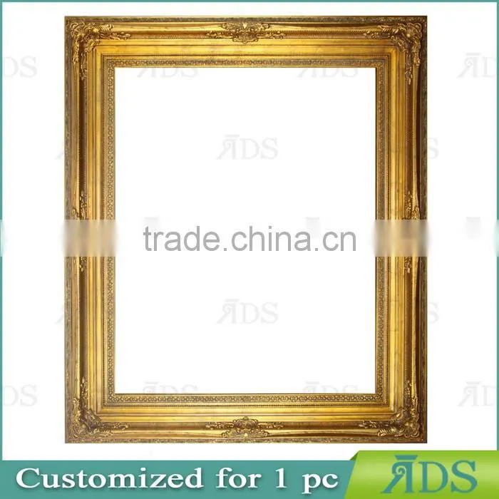 1Pc Customized Service for Gold Photo Frame