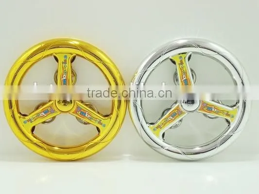 Funny mucial wholesale plastic tambourine plastic toy tambourine