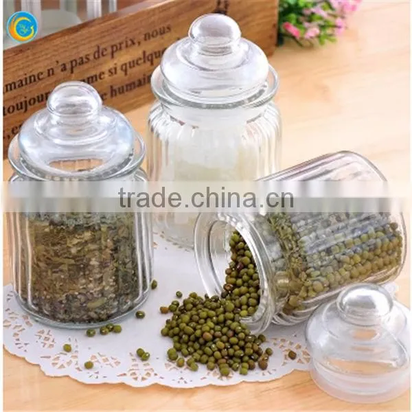 Glass Candy Jar Crystal Candy Container for Wholesale