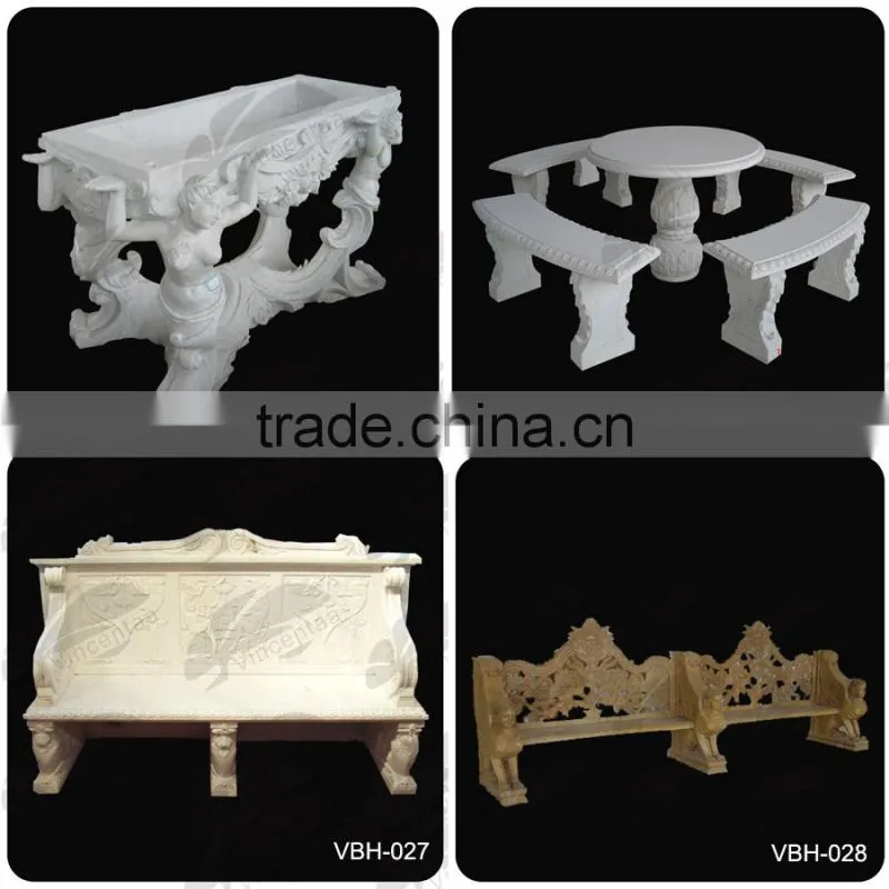 Hot Sale Marble Bench for Decoration VBC--001