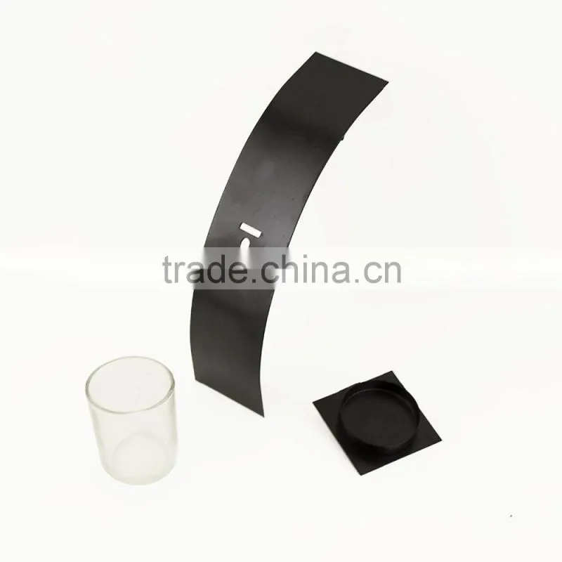 Modern Art Candle Holder Black Metal Wall Sconce Candle Holder