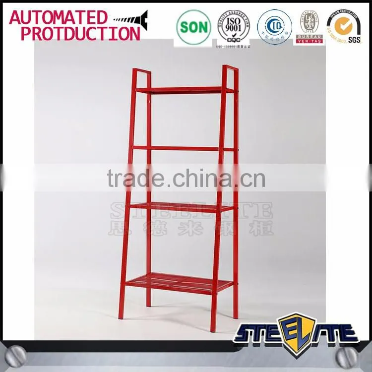 Wholesale indoor metal flower display stand steel flower shelf