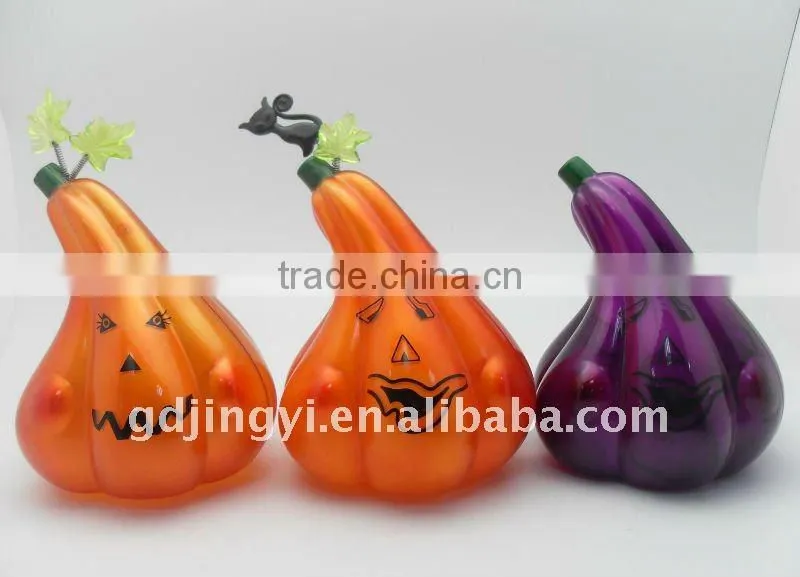 holloween plastic pumpkins with LED light