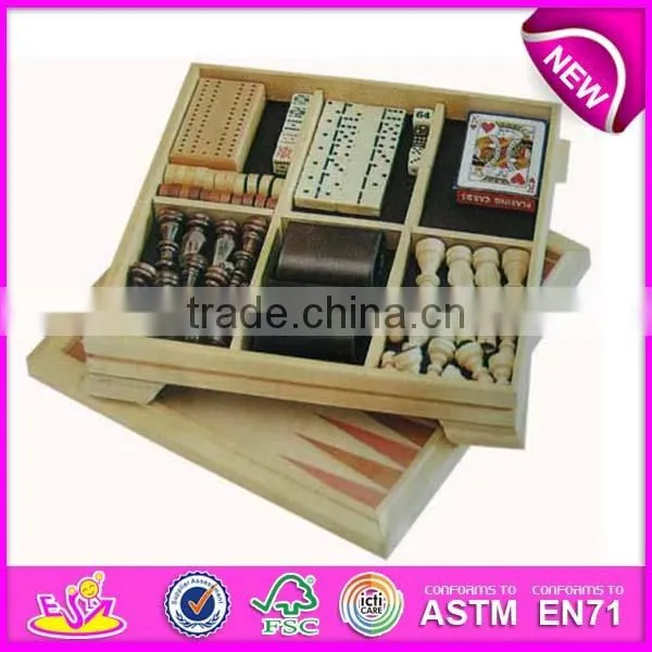 2015 New and popular wooden chessboard toy for kids,latest wooden toy chessboard for children,wooden chessboard toy WJ277080