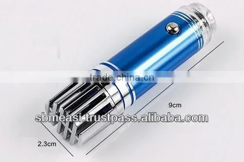 Power Portable Car Ionizer Air Purifier with 3.8M Negative Ions Concentrations with Gift Box