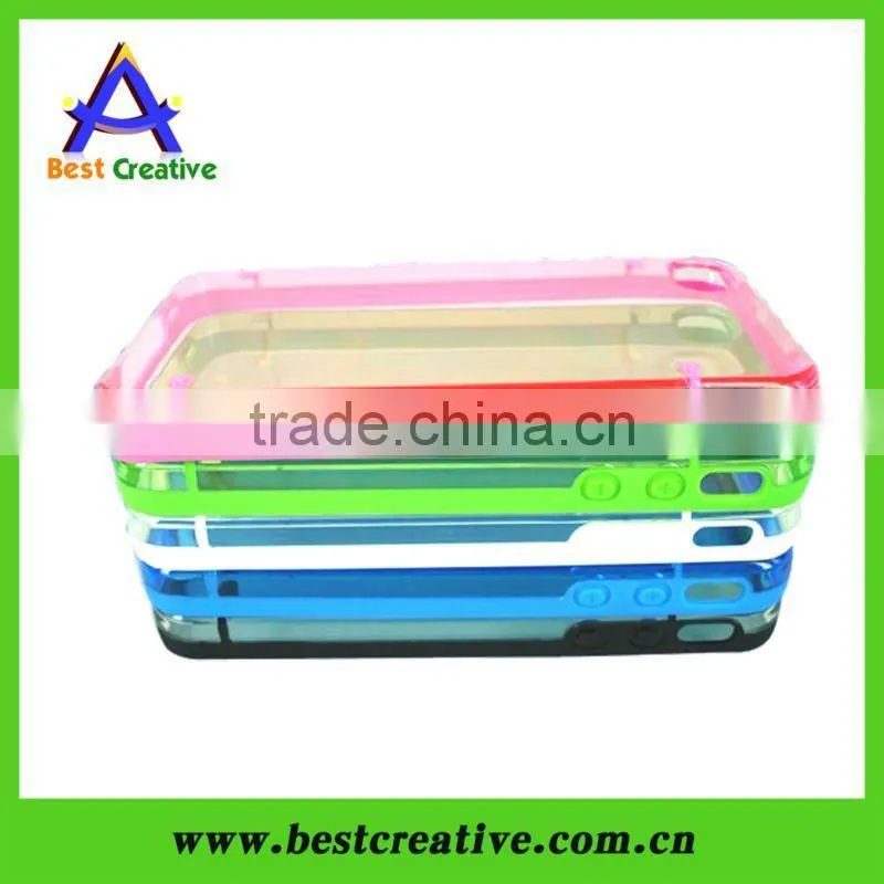 For iPhone 4 4S 4G Hard Plastic Cover Case Clear Transparent
