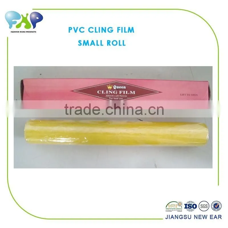 Best fresh pvc food grade stretch wrap film PE transparent soft cling film