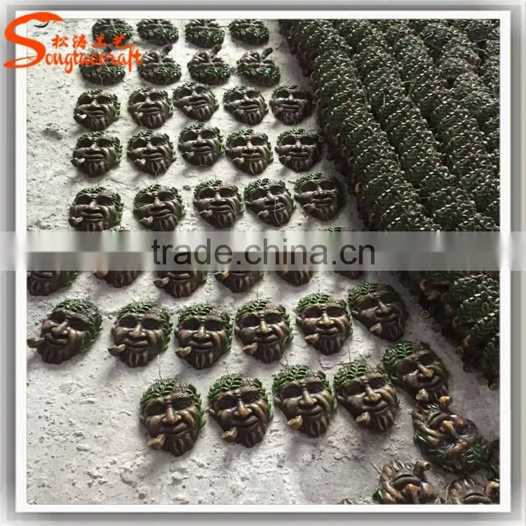songtao chinese factory customize artificial human tree face masks