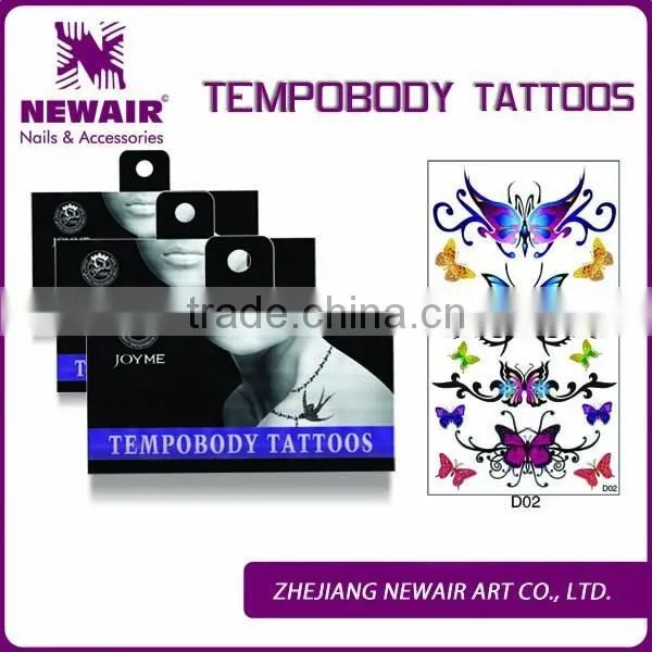 Water transfer printing fashion jewelry temporary tattoo