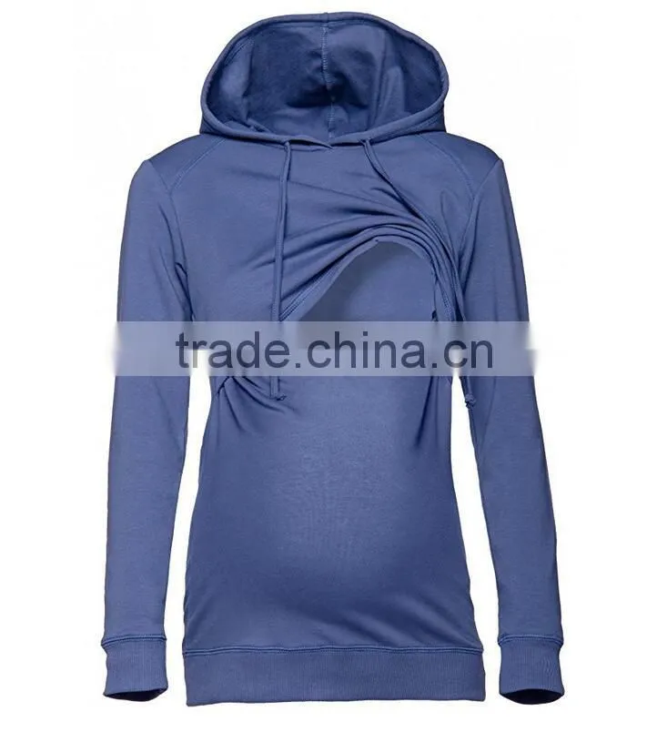 Fashion xxxxl Hoodies Heavyweight Cotton Nursing Hoodie Breastfeeding Top Sweatshirt For Maternity Casual
