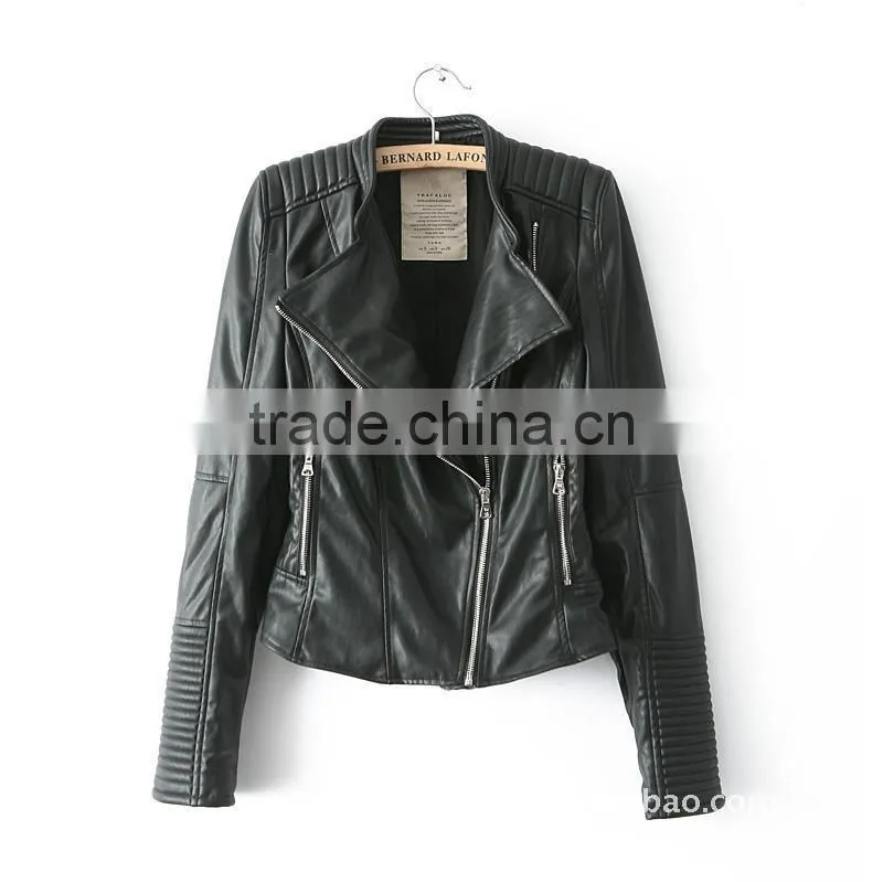 ALIKE leather jacket for women jacket wholesale fashion jacket