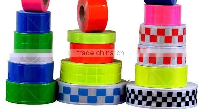 Reflective miscro primastic PVC tape