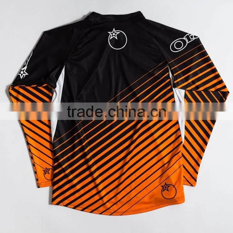 Eco-friendly Italy Ink downhill jersey, Comfortable and Quality MTB wear