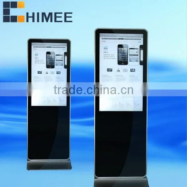 touch hd video network advertising media player 42inch with USB port