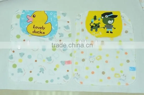 new 2016 china wholesale cute printed baby sweat-absordent towel