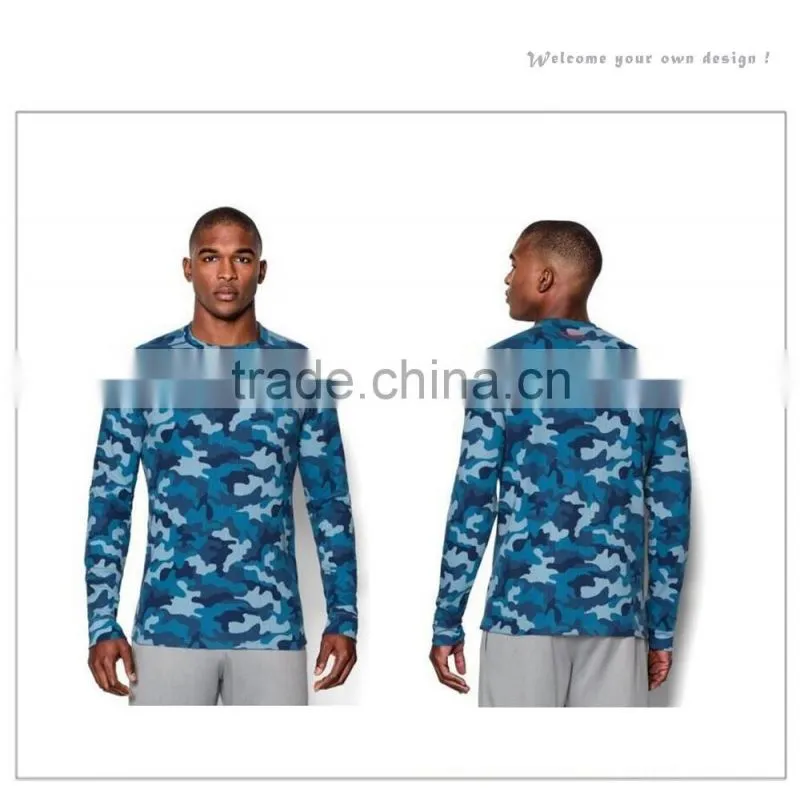 2016 Men fashion camo sport clothing crewneck sweatshirt for wholesale