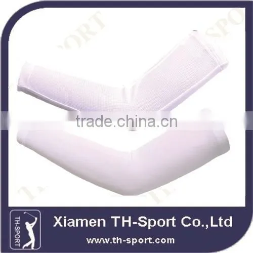 white 80% nylon 20% lycra sleeves manufactory