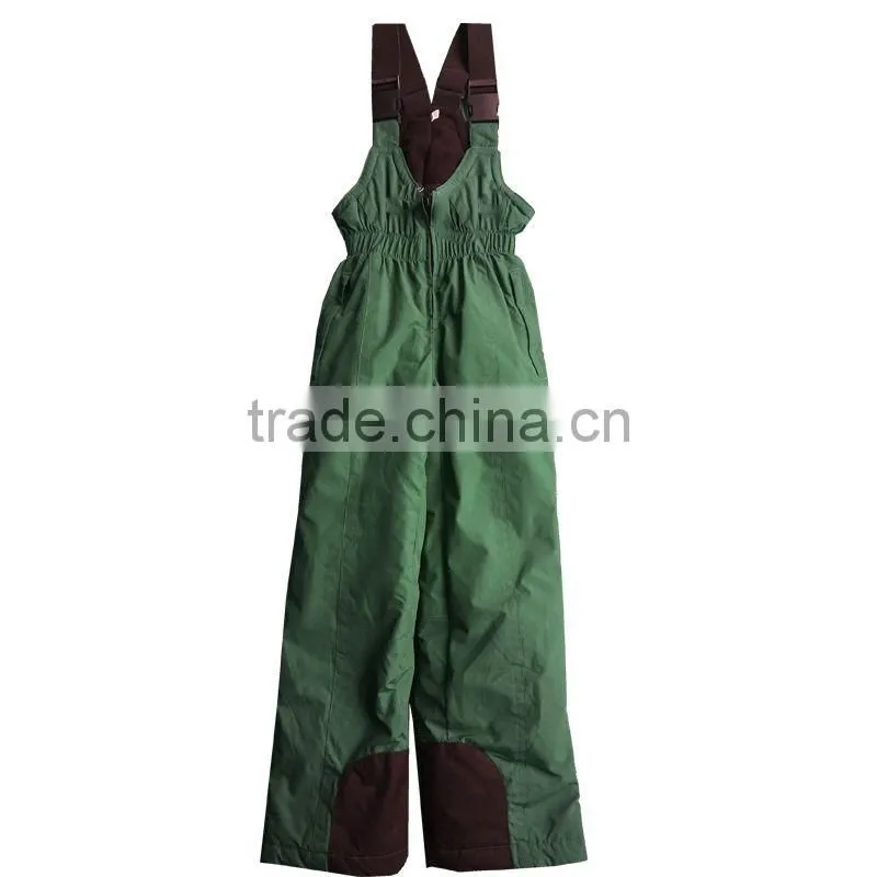 High quality winter active kids outdoor coffee snow pant