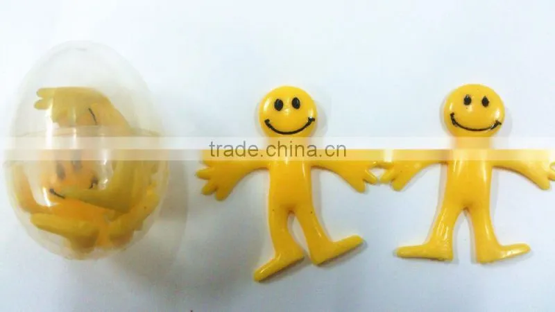 Capsule toy with TPR sticky stretchy monkey included vending machine small plastic toy