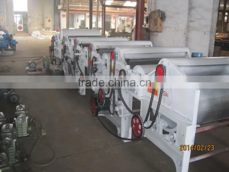 Waste clothes recycling machine/cotton textile fluffer machine