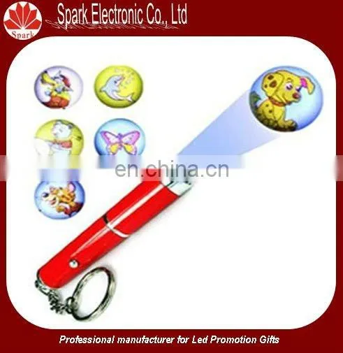 4*AG3 battery led keyring torch