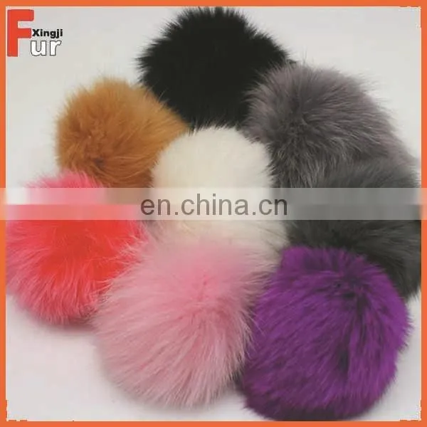 fur pom poms