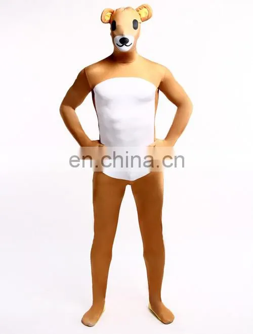 Animal Print Costume Halloween Lycra Spandex Zentai Full Body Skin Tight Suit