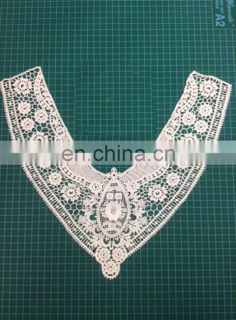 wholesale new design popular embroidery milk silk collar